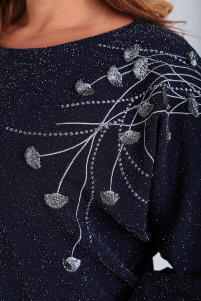 Платье SOVITA M-2014 темно-синий - фото 5