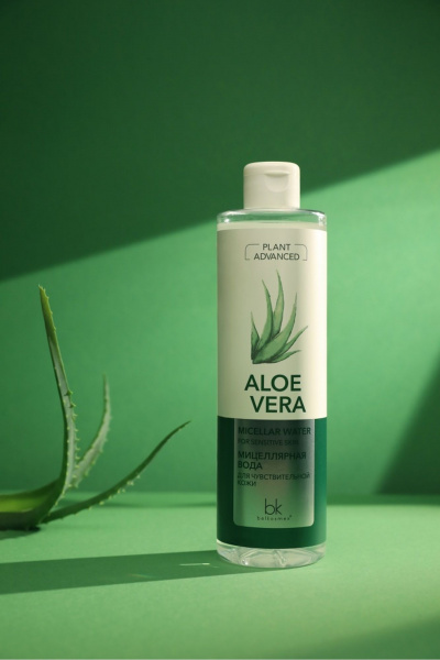 Мицеллярная вода Belkosmex Plant Advanced Aloe Vera Мицеллярная вода для чувствительной кожи - фото 2