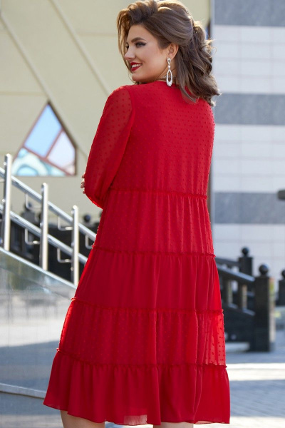 Платье Vittoria Queen 12423 красный - фото 3