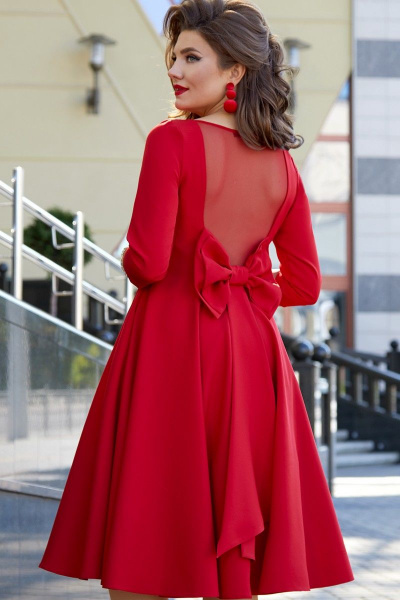 Платье Vittoria Queen 12923 красный - фото 3