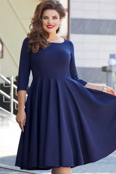 Платье Vittoria Queen 12923/1 синий - фото 2
