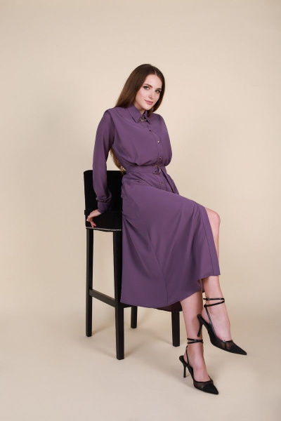 Платье Motif 1500А фиолетовый - фото 2