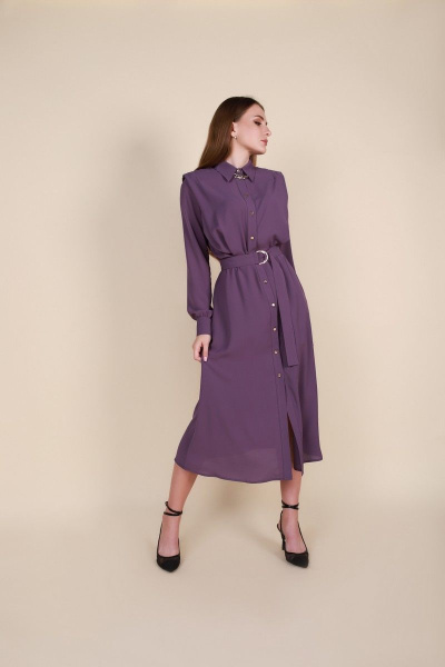 Платье Motif 1500А фиолетовый - фото 1