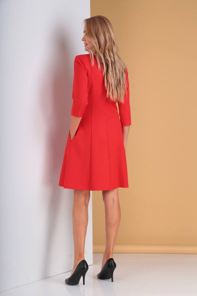 Платье Moda Versal П2220 красный - фото 3