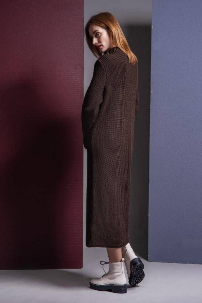Платье Ivera 840 коричневый - фото 3