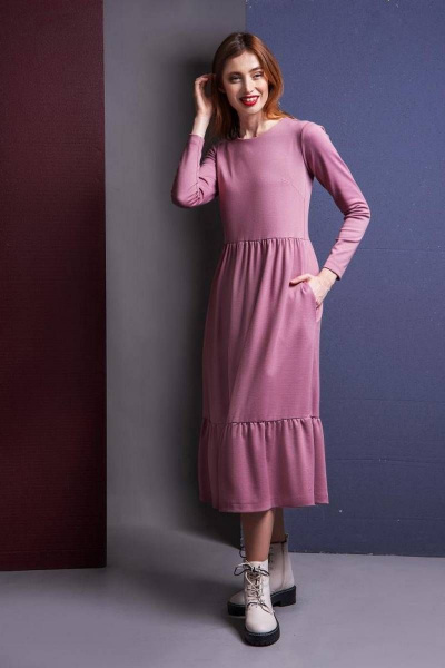 Платье Ivera 746 розовый - фото 2