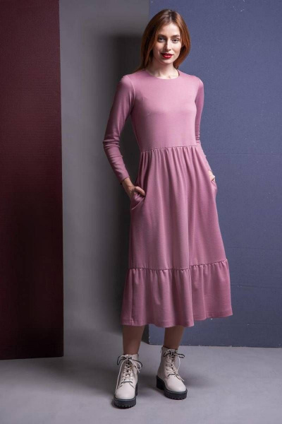 Платье Ivera 746 розовый - фото 1