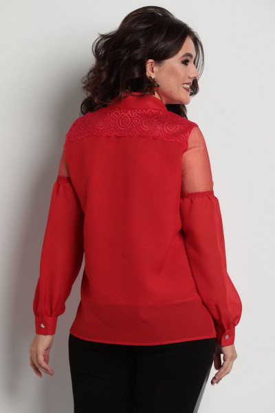 Блуза Solomeya Lux 742 красный - фото 3