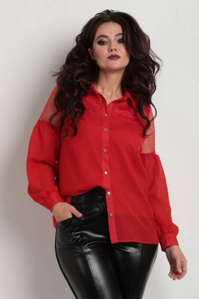 Блуза Solomeya Lux 742 красный - фото 2