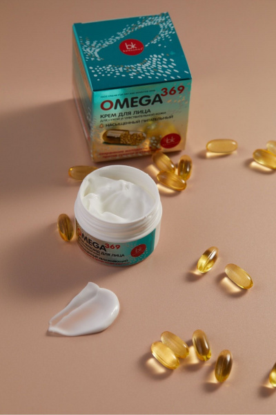 Крем для лица Belkosmex OMEGA 369 Крем для лица для сухой и чувствительной кожи - фото 2