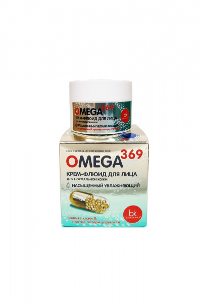 Крем для лица Belkosmex OMEGA 369 Крем-флюид для лица для нормальной кожи - фото 1