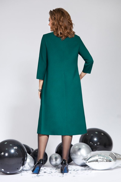 Платье Милора-стиль 821 зеленый - фото 2