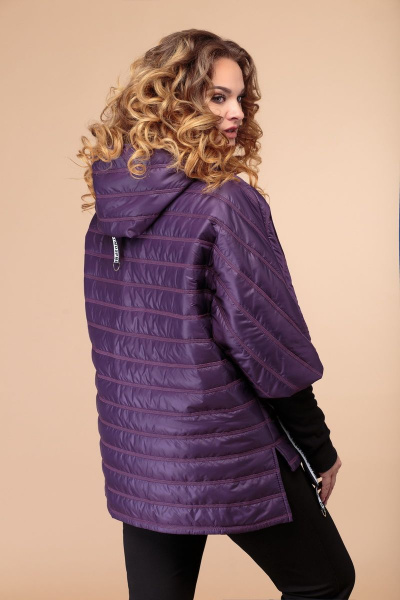 Куртка Svetlana-Style 1483 баклажан - фото 3