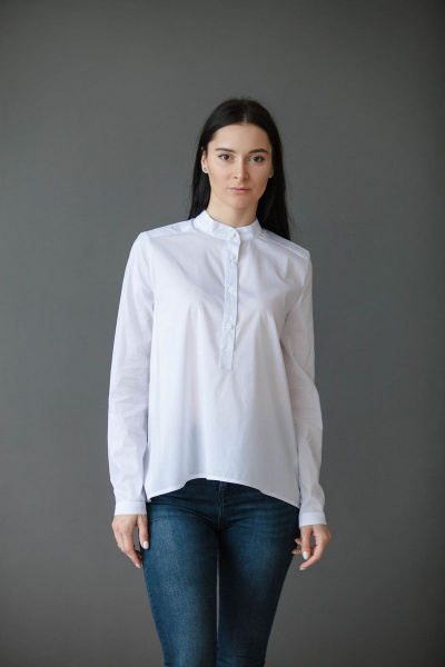 Блуза Bright Style 472 белый - фото 2