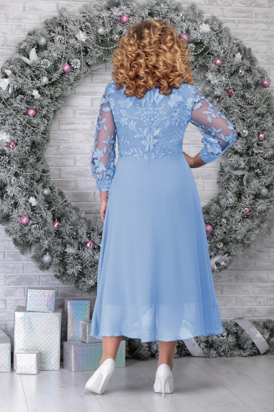 Платье Ninele 5813 голубой - фото 2