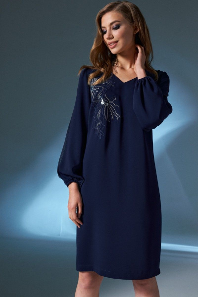 Платье Prestige 3996/164 синий - фото 2