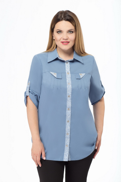 Блуза DaLi 405 голубой - фото 1