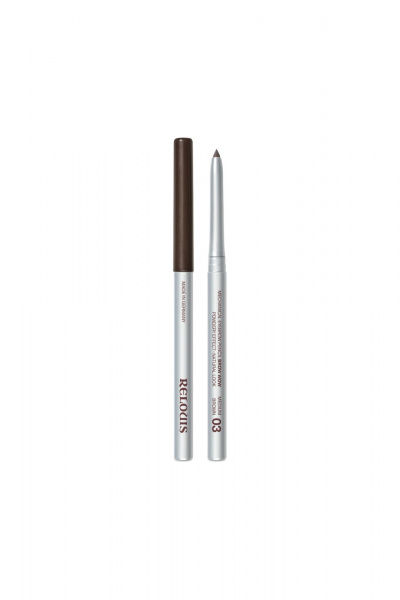 Карандаш для бровей Relouis BROW WOW 03 medium brown - фото 1