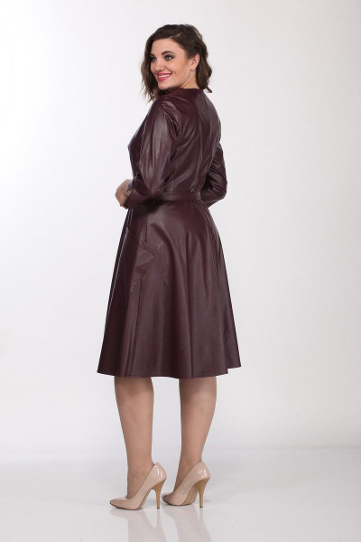 Платье Lady Style Classic 1943/3 бордо - фото 2