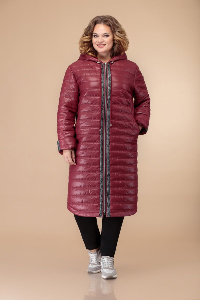 Пальто Svetlana-Style 1461 бордо - фото 1