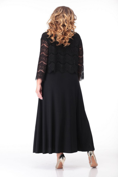 Платье ANASTASIA MAK 754 черный - фото 2