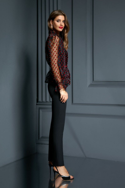 Блуза, брюки, топ AYZE 1862 черный - фото 3