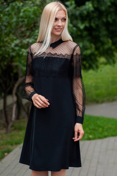 Платье Achosa 2469 черный - фото 1