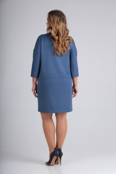 Платье SVT-fashion 475 голубой - фото 2