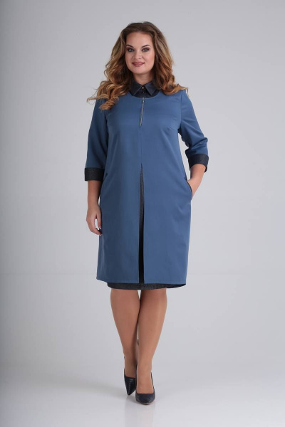 Платье SVT-fashion 527 голубой - фото 1