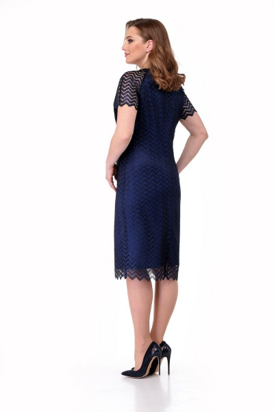Платье Мишель стиль 916 синий - фото 2