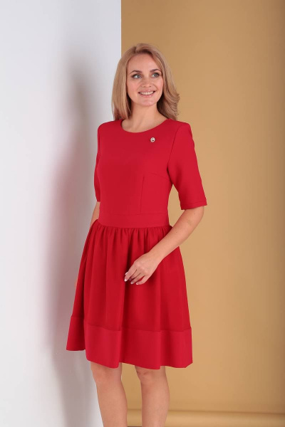 Платье Moda Versal П1833 красный - фото 4