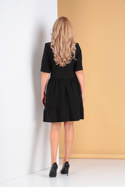 Платье Moda Versal П1833 черный - фото 3