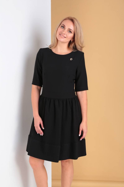 Платье Moda Versal П1833 черный - фото 5
