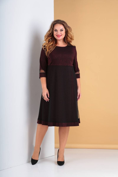 Платье Moda Versal П2115 вишневый - фото 2
