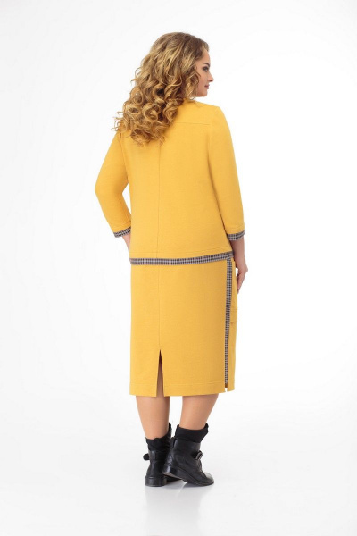 Джемпер, юбка Кэтисбел 2477 желтый - фото 2