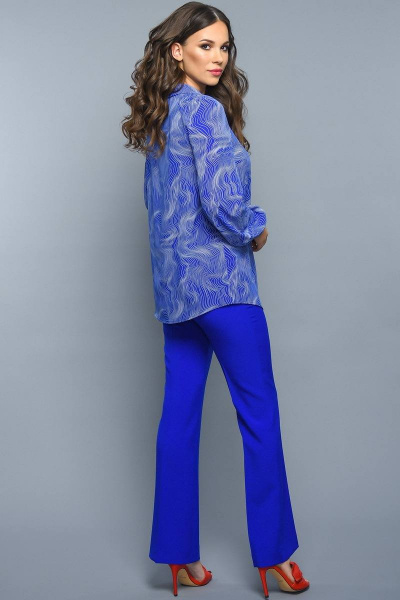 Блуза Teffi Style L-1349 волна_мажорель - фото 5