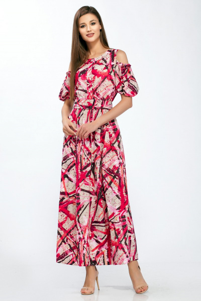 Платье LaKona 955 розовый - фото 1