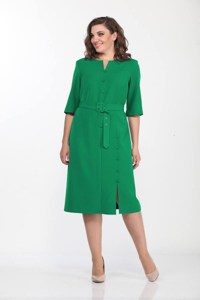 Платье Lady Style Classic 2119/5 зеленый - фото 1