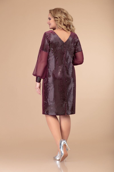 Платье Svetlana-Style 1477 бордовый - фото 3