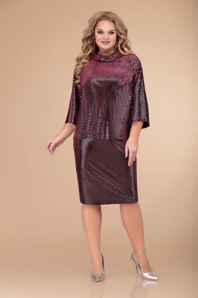 Туника, юбка Svetlana-Style 1500 бордовый - фото 2
