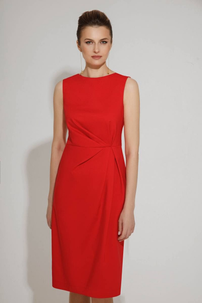 Платье VIZANTI 8077 красный - фото 1