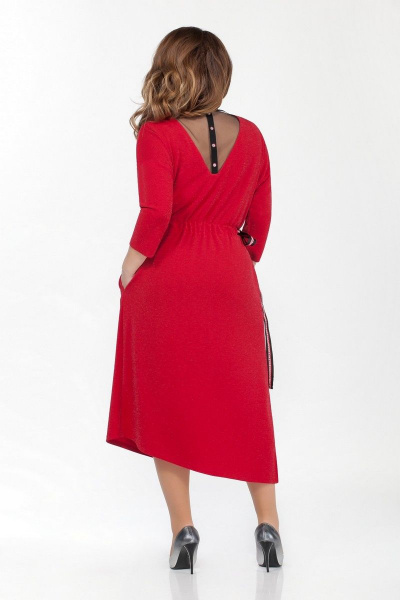 Платье TEZA 1840 красный - фото 3