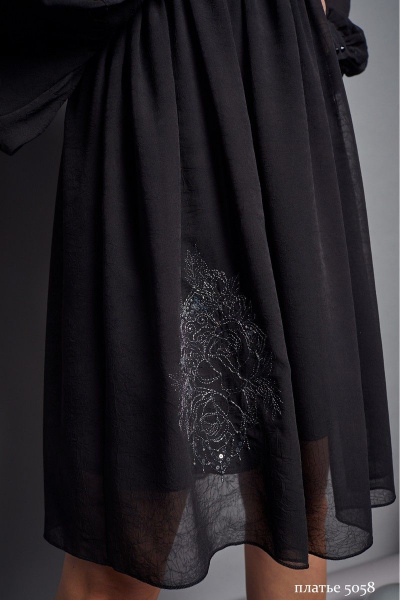 Платье Rami 5058 черный - фото 3