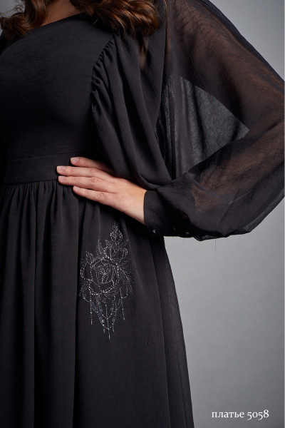Платье Rami 5058 черный - фото 2