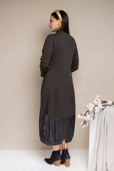 Платье Daloria 1712 темный-хаки - фото 3