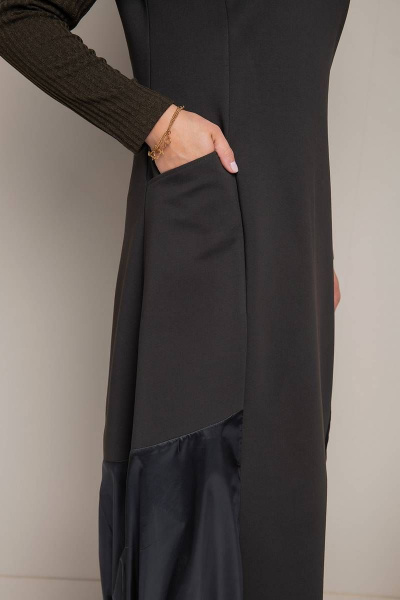 Платье Daloria 1712 темный-хаки - фото 2