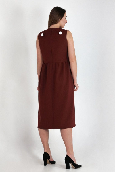 Платье VG Collection 108 коричневый - фото 4