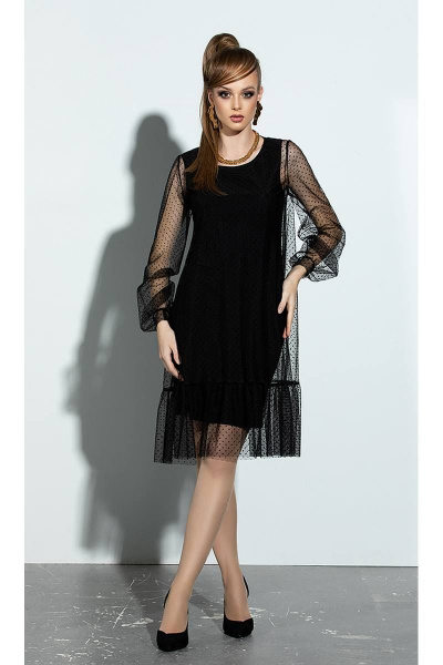 Платье Diva 1209 черный - фото 1