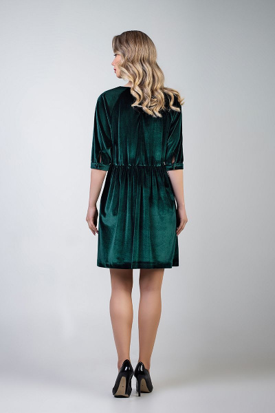 Платье MARIKA 355 темно-зеленый - фото 3
