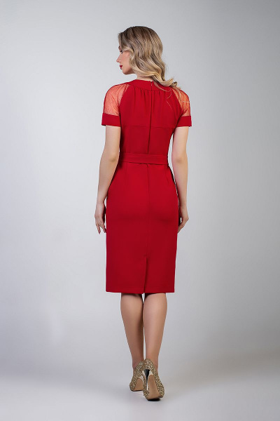 Платье MARIKA 357 красный - фото 3